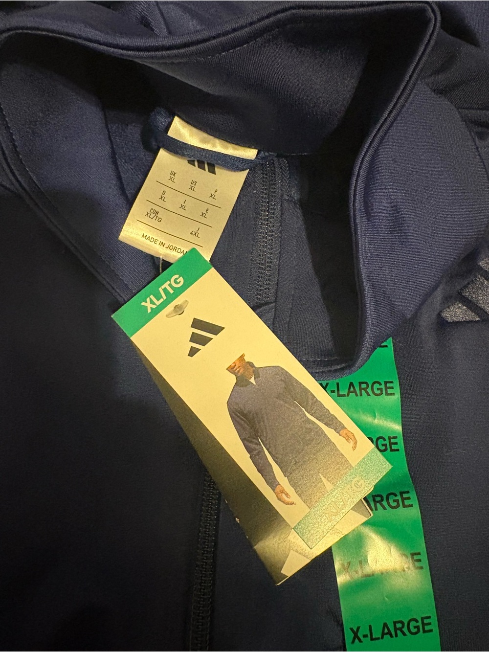 Adidas Navy Blue Athletic Set - pants and zip up - Picture 6 of 10